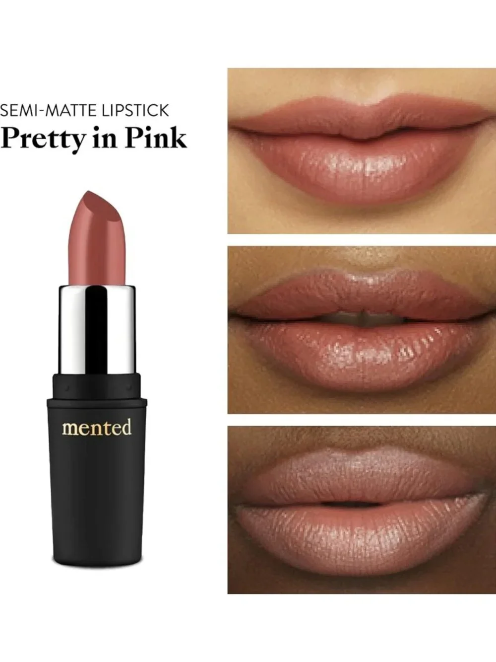 Vegan Semi-Matte Nude Lipstick - Long-Lasting, Moisturizing, Perfect for All